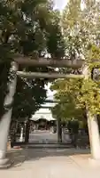 溝旗神社(肇國神社)の鳥居