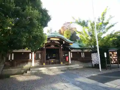 白金氷川神社の本殿・本堂