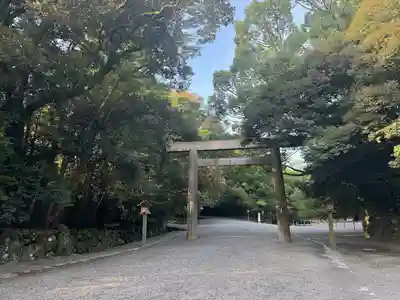 伊勢神宮内宮(皇大神宮)の鳥居