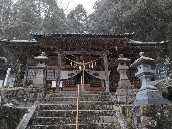 木幡山隠津島神社(二本松市)の本殿・本堂
