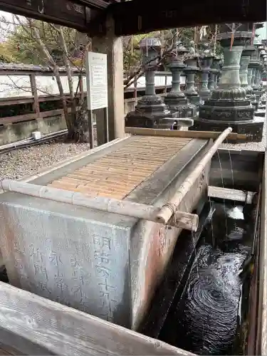 上野東照宮の手水舎