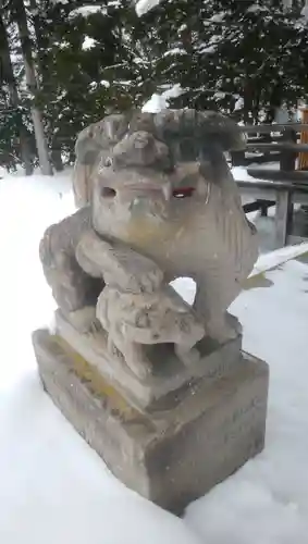 相馬妙見宮　大上川神社の狛犬