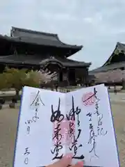 本山専修寺の御朱印