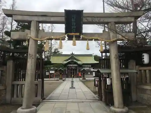 阿部野神社の鳥居