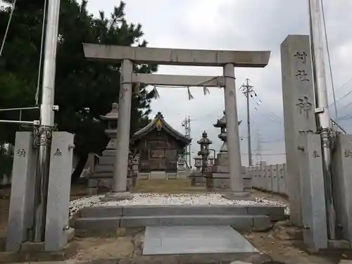 神明社の鳥居