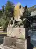 女化神社の狛犬