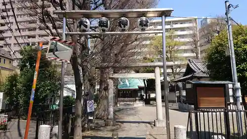 西早稲田天祖神社の鳥居