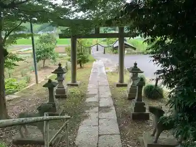 鹿渡神社の鳥居