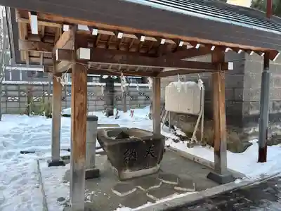 札幌祖霊神社の手水舎