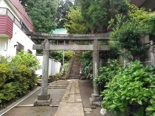 大船熊野神社の鳥居