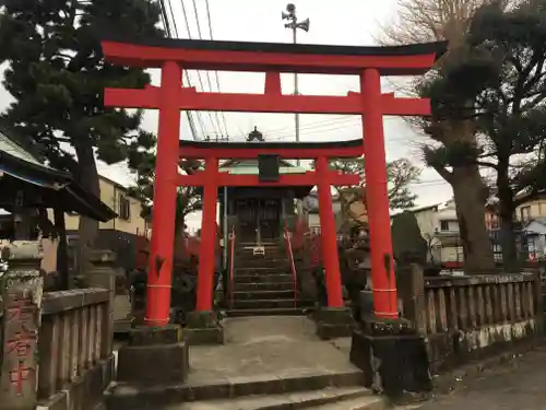 北條稲荷神社の鳥居