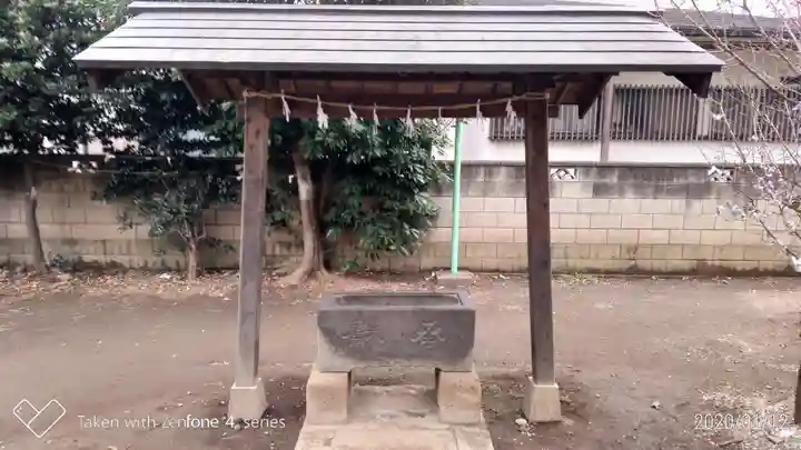 菅原神社の手水舎