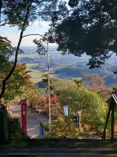 唐澤山神社の景色