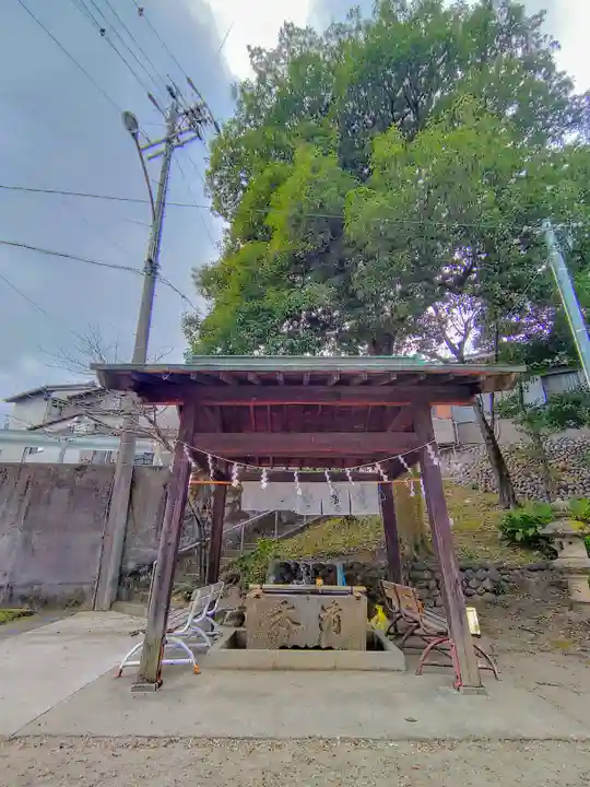 青衾社(北方町)の手水舎