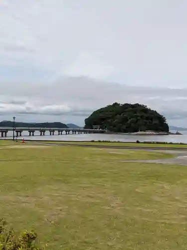 八百富神社の景色
