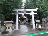 八幡山八幡社の鳥居
