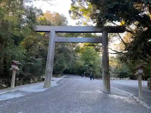 伊勢神宮内宮（皇大神宮）の鳥居