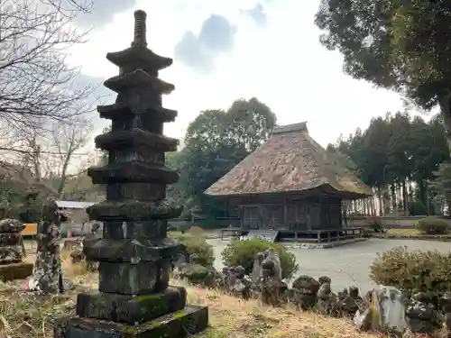 城泉寺の塔