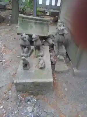 仲町氷川神社の狛犬