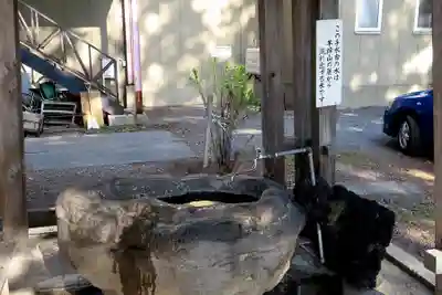 倶知安神社の手水舎