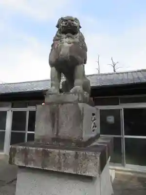 群馬県護国神社の狛犬