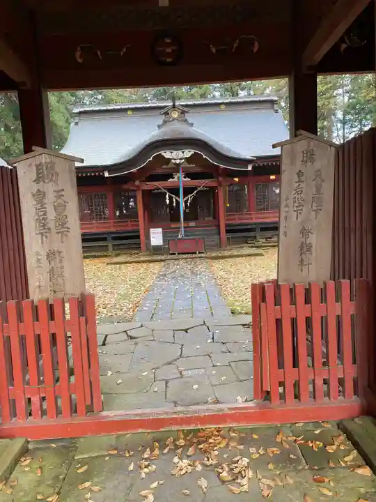 都々古別神社(八槻)の山門・神門