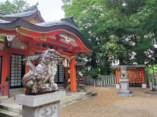 鴨神社の狛犬