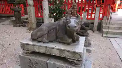 水鏡天満宮の狛犬