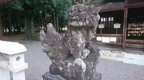 子守神社の狛犬