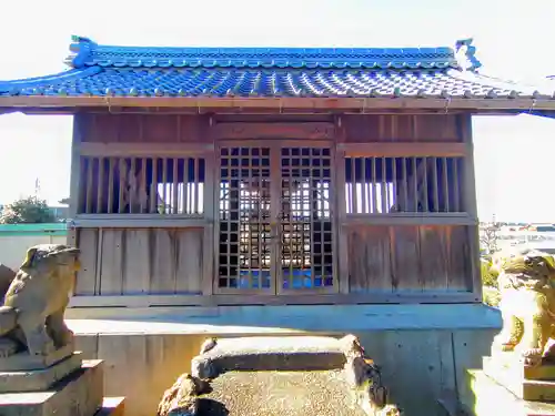 白山社（萩原町高松）の本殿・本堂