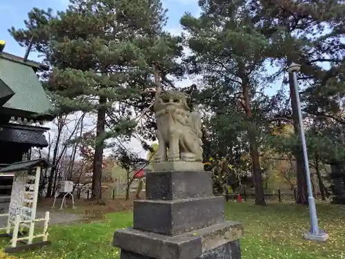 上川神社頓宮の狛犬