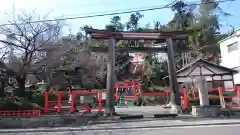 建勲神社の鳥居