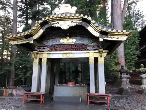 日光東照宮の手水舎