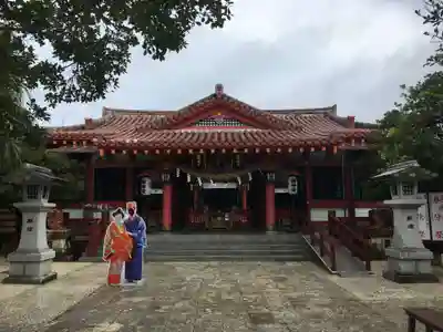 波上宮の本殿・本堂