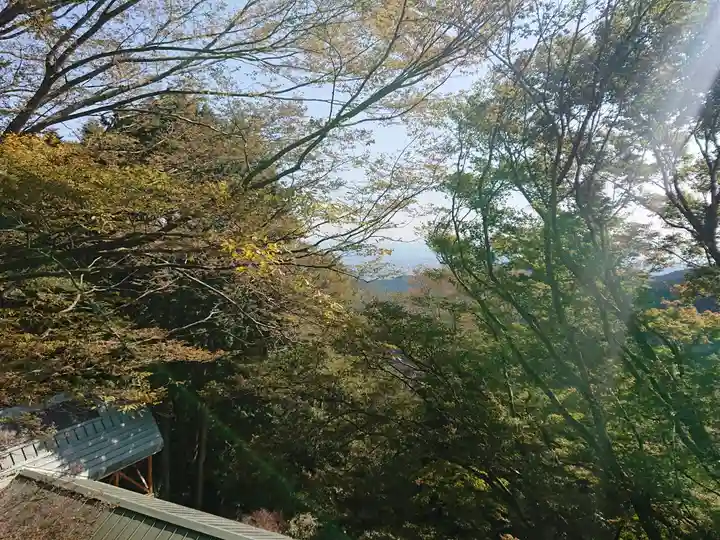 大山阿夫利神社の景色