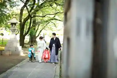 守りの神　藤基神社の七五三参