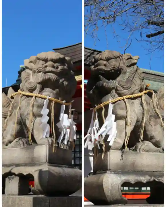 玉造稲荷神社の狛犬