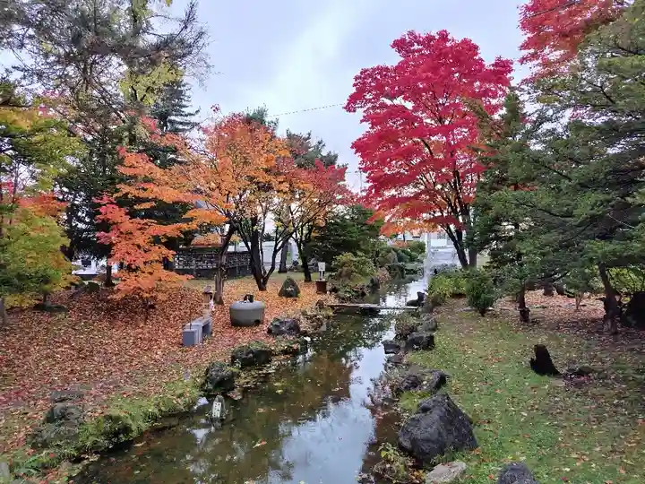北海道護國神社の庭園
