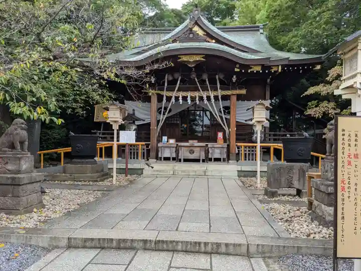 鎮守氷川神社の本殿・本堂