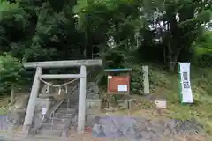 阿久津「田村神社」（郡山市阿久津町）旧社名：伊豆箱根三嶋三社の鳥居