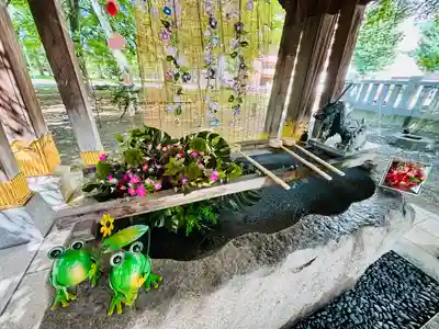 彌彦神社　(伊夜日子神社)の手水舎