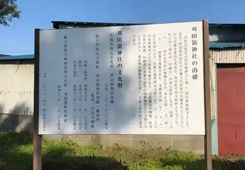 刈田嶺神社の歴史