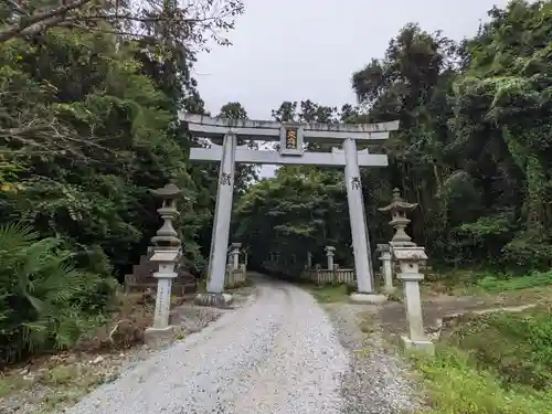 大水上神社の鳥居