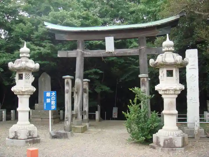 下総国三山 二宮神社の鳥居