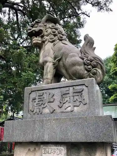 下神明天祖神社の狛犬