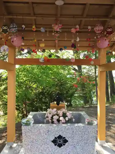 厚真神社の手水