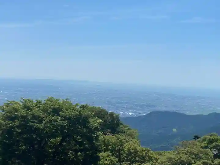 大山阿夫利神社の景色