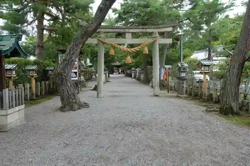 建部大社の鳥居