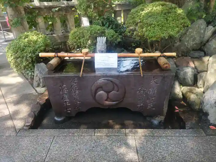江島神社の手水舎