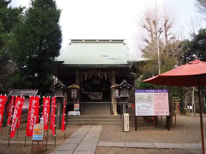 上目黒氷川神社の本殿・本堂